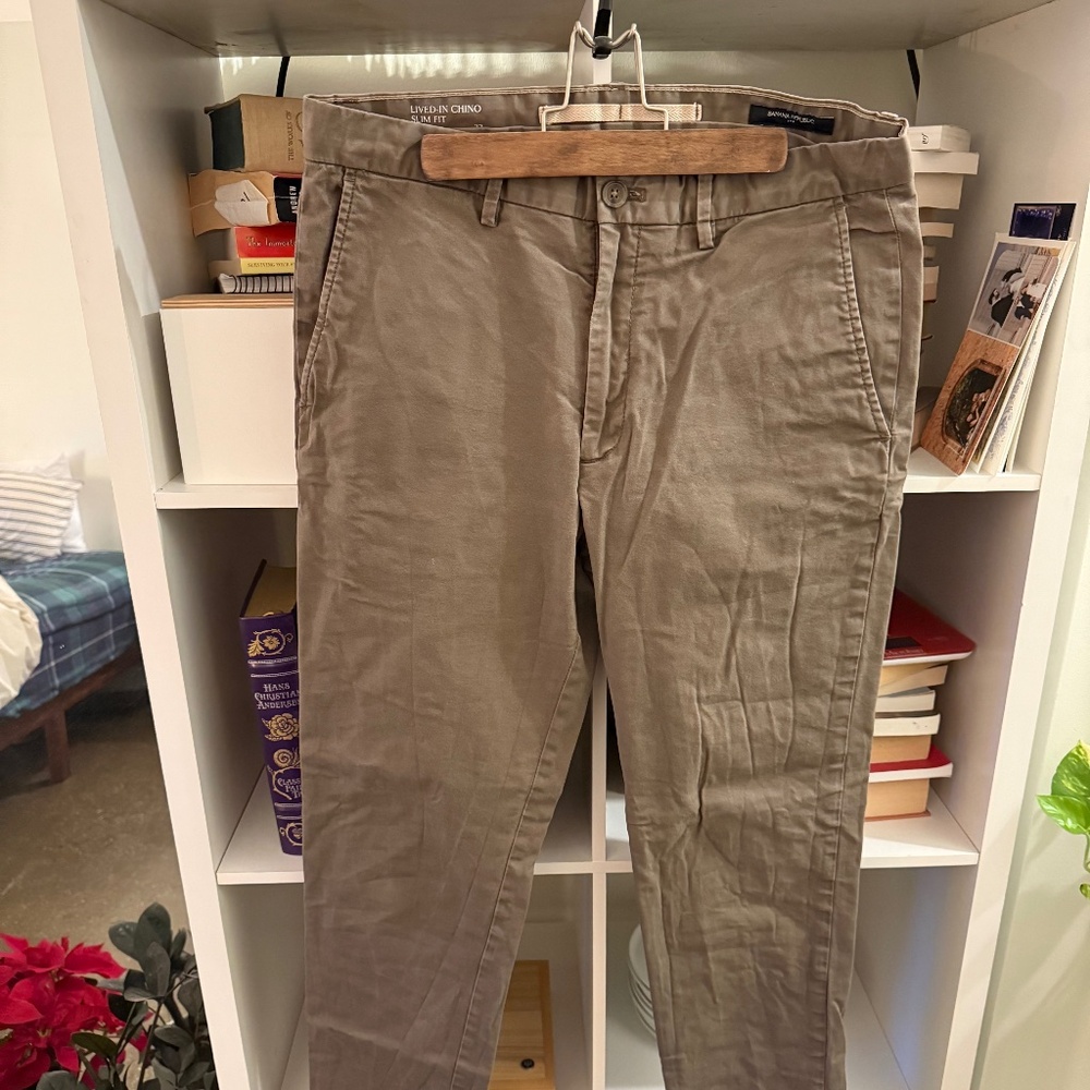 Light Brown Banana Republic Chinos